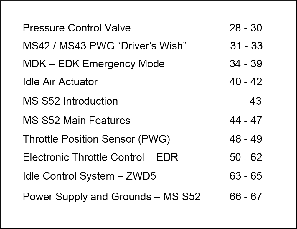BMW Engine Management Systems Euro Auto Training