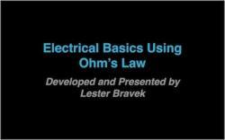 Electrical Basics Using Ohm's Law - On Demand Video